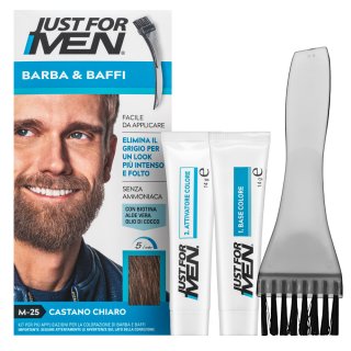E-shop Just For Men Moustache & Beard Color farba na fúzy M25 Light Brown
