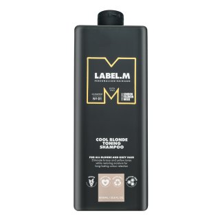 E-shop Label.M Cool Blonde Toning Shampoo tónovací šampon pre platinovo blond a šedivé vlasy 1000 ml