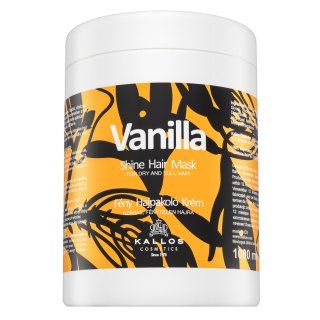 E-shop Kallos Vanilla Shine Hair Mask posilňujúca maska pre hebkosť a lesk vlasov 1000 ml