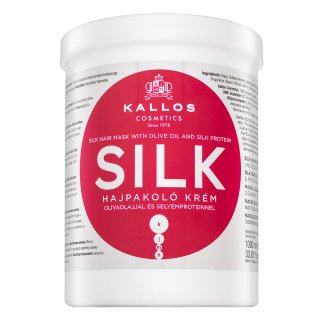 E-shop Kallos Silk Hair Mask uhladzujúca mask pre hrubé a nepoddajné vlasy 1000 ml