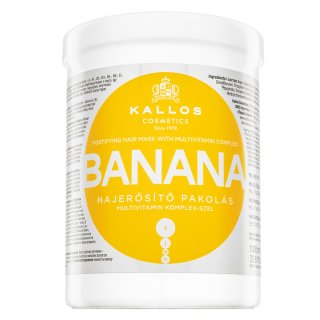 E-shop Kallos Banana Fortifying Hair Mask posilňujúca maska pre oslabané vlasy 1000 ml