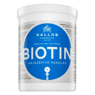 E-shop Kallos Biotin Beautifying Hair Mask posilňujúca maska pre oslabané vlasy 1000 ml