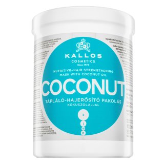 E-shop Kallos Coconut Nutritive-Hair Strengthening Mask posilňujúca maska pre všetky typy vlasov 1000 ml