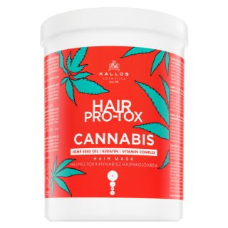 E-shop Kallos Hair Pro-Tox Cannabis Hair Mask posilňujúca maska pre hebkosť a lesk vlasov 1000 ml