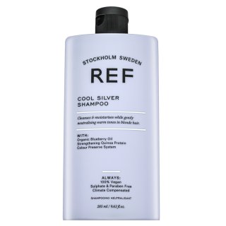 E-shop REF Cool Silver Shampoo neutralizujúci šampón pre platinovo blond a šedivé vlasy 285 ml