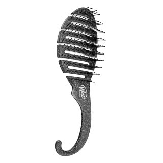 E-shop Wet Brush Shower Detangler Glitter Black kefa na vlasy
