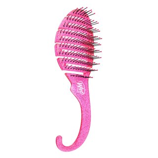 E-shop Wet Brush Shower Detangler Glitter Pink kefa na vlasy