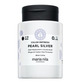 E-shop Maria Nila Colour Refresh vyživujúca maska bez farebných pigmentov pre platinovo blond a šedivé vlasy Pearl Silver 100 ml