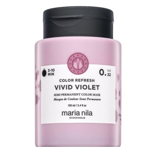 E-shop Maria Nila Colour Refresh vyživujúca maska ​​s farebnými pigmentmi pre vlasy s fialovými odtieňmi Vivid Violet 100 ml