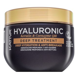 E-shop Kativa Hyaluronic Keratin - Coenzyme Q10 Deep Treatment posilňujúca maska s kyselinou hyalurónovou 300 ml