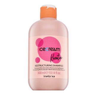 E-shop Inebrya Ice Cream Keratin Restructuring Shampoo vyživujúci šampón proti krepateniu vlasov 300 ml