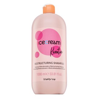 E-shop Inebrya Ice Cream Keratin Restructuring Shampoo vyživujúci šampón proti krepateniu vlasov 1000 ml
