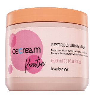 E-shop Inebrya Ice Cream Keratin Restructuring Mask posilňujúca maska s keratínom 500 ml