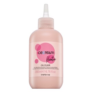 E-shop Inebrya Ice Cream Keratin Oil Elixir olejové sérum proti krepateniu vlasov 200 ml