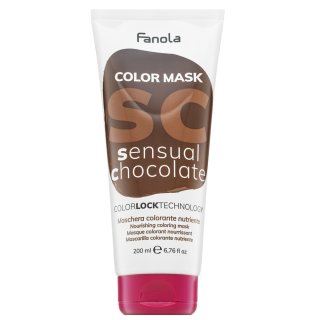 E-shop Fanola Color Mask vyživujúca maska ​​s farebnými pigmentmi pre oživenie farby Sensual Chocolate 200 ml