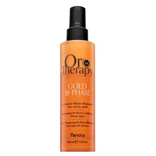 E-shop Fanola Oro Therapy 24k Gold Bi-Phase Conditioner bezoplachový kondicionér pre hebkosť a lesk vlasov 200 ml