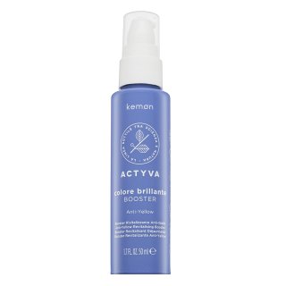 E-shop Kemon Actyva Colore Brillante Anti-Yellow Booster bezoplachová starostlivosť pre neutralizáciu žltých tónov 50 ml