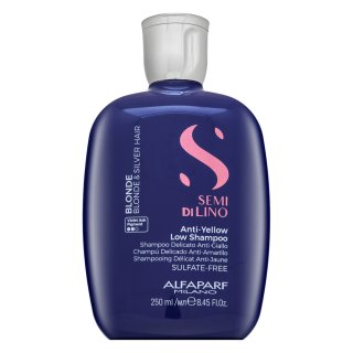 E-shop Alfaparf Milano Semi Di Lino Blonde Intense Anti-Yellow Low Shampoo neutralizujúci šampón pre blond vlasy 250 ml