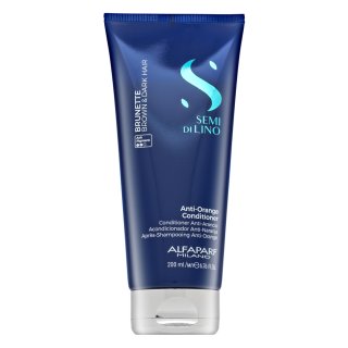 E-shop Alfaparf Milano Semi Di Lino Brunette Anti-Orange Conditioner tónovací kondicionér pre hnedé odtiene 200 ml