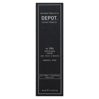E-shop Depot No. 506 Invisible Color semi-permanentná farba na vlasy aj fúzy Natural Graphite 60 ml