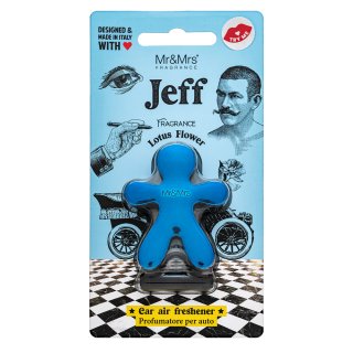 E-shop Mr&Mrs Fragrance Jeff Chrome Car Air Freshener Lotus Flowers