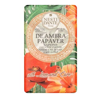 E-shop Nesti Dante With Love & Care mydlo Vegetal Soap De Ambra Papaver 250 g