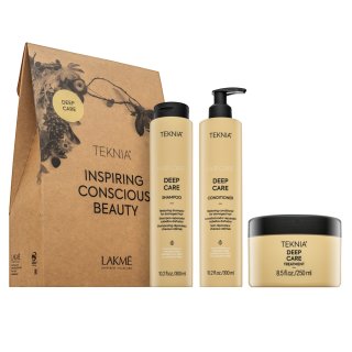 E-shop Lakmé Teknia Deep Care Pack sada pre poškodené vlasy 300 ml + 300 ml + 250 ml