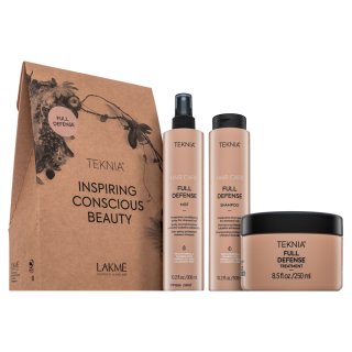 E-shop Lakmé Teknia Full Defense Pack sada pre ochranu a lesk vlasov 300 ml + 300 ml + 250 ml