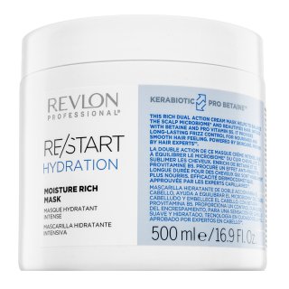 E-shop Revlon Professional Restart Hydration Moisture Rich Mask vyživujúca maska na vlasy s hydratačným účinkom 500 ml