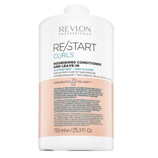 E-shop Revlon Professional Restart Curls Nourishing Conditioner and Leave-in vyživujúci kondicionér pre kučeravé vlasy 750 ml
