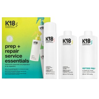 E-shop K18 Prep+ Repair Service Essentials sada pre regeneráciu, výživu a ochranu vlasov 300 ml + 300 ml + 150 ml