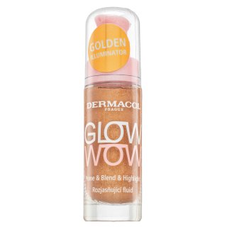 E-shop Dermacol Glow Wow Prime & Blend & Highlight skrášľujúci fluid pre zjednotenú a rozjasnenú pleť 20 ml