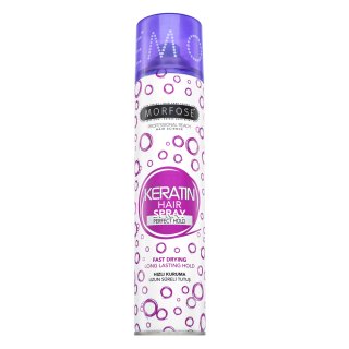 E-shop Morfose Hair Spray Perfect Hold lak na vlasy pre silnú fixáciu Keratin 250 ml