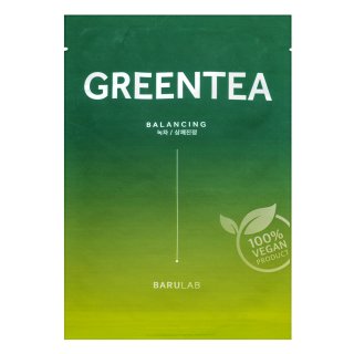 E-shop Barulab The Clean Vegan plátienková maska Mask Green Tea 23 g