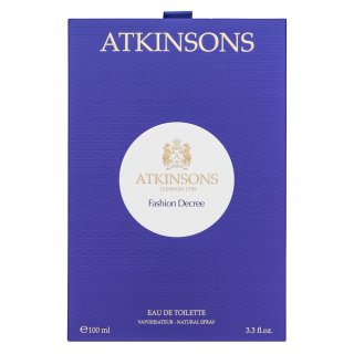 Atkinsons Fashion Decree Toaletná Voda Pre ženy 100 Ml