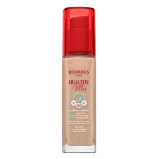 Bourjois Healthy Mix Clean & Vegan Radiant Foundation 51.2W Golden Vanilla Tekutý Make-up Pre Zjednotenie Farebného Tónu Pleti 30 Ml