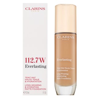 Clarins Everlasting Long-Wearing & Hydrating Matte Foundation 112.7W Dlhotrvajúci Make-up Pre Matný Efekt 30 Ml