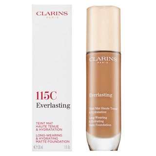 Clarins Everlasting Long-Wearing & Hydrating Matte Foundation 115C Dlhotrvajúci Make-up Pre Matný Efekt 30 Ml