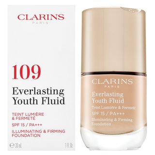 Clarins Everlasting Youth Fluid 109 Wheat Dlhotrvajúci Make-up Proti Starnutiu Pleti 30 Ml