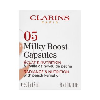 Clarins Milky Boost Capsules 05 Tekutý Make-up Pre Zjednotenú A Rozjasnenú Pleť 30 X 0,2 Ml