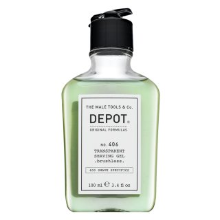 Depot 400 SHAVE SPECIFICS NO. 406 TRANSPARENT SHAVING GEL .brushless. gél na holenie brushless 100 ml kúpite na Brasty.sk