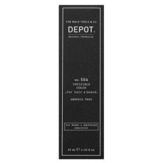 Depot No. 506 Invisible Color semi-permanentná farba na vlasy aj fúzy Titanium 60 ml