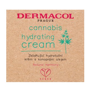 Dermacol Cannabis Hydrating Cream Hydratačný Krém Pre Upokojenie Pleti 50 Ml