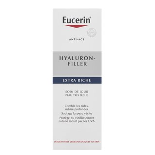 Eucerin Hyaluron-Filler Extra Rich Day Cream Hydratačný Krém Pre Suchú Pleť 50 Ml