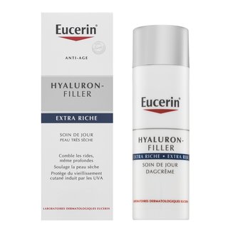 Eucerin Hyaluron-Filler Extra Rich Day Cream Hydratačný Krém Pre Suchú Pleť 50 Ml