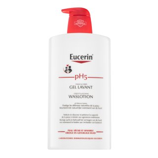 Eucerin PH5 Skin Protection Gel Lavant Výživný Ochranný čistiaci Krém Pre Citlivú Pleť 1000 Ml