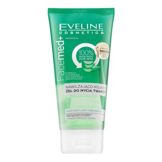 Eveline FaceMed+ 100% Aloe Vera Moisturising And Soothing Facial Wash Gel čistiaci gél s hydratačným účinkom 150 ml