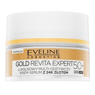 Eveline Gold Lift Expert Luxurious Multi-Nourishing Cream Serum 50+ vyživujúci krém proti vráskam 50 ml