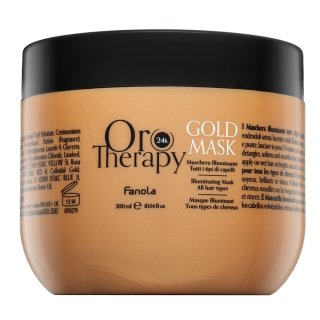 Fanola Oro Therapy Gold Mask hydratačná maska pre suché a nepoddajné vlasy 300 ml