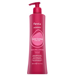 Fanola Wonder Color Locker Extra Care Sealing Cream vyhladzujúci krém na vlasy pre farbené vlasy 480 ml